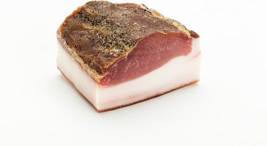 Tomassoni PORK LOIN, Lonzello, gluten-free and lactose-free, 100% italian artisan product, gourmet specialities from the marche region, vacuum-packed slice 600g